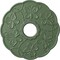 Ekena Millwork Terrones Butterfly Medallion (Canopies up to 3 7/8"), 17 7/8"OD x 3 7/8"ID x 1"P, Athenian Green CM17TSAGF - alternate 1